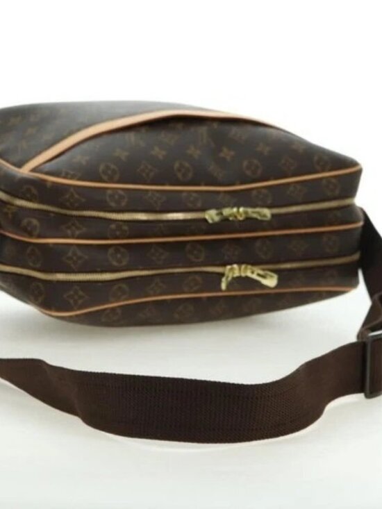 AUTHENTIC LOUIS VUITTON M45252 Monogram Reporter GM Shoulder  LOUIS VUITTON Monogram Reporter GM Shoulder Bag M45252 LV Auth am11518V